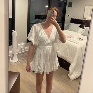 En Crème White Dress